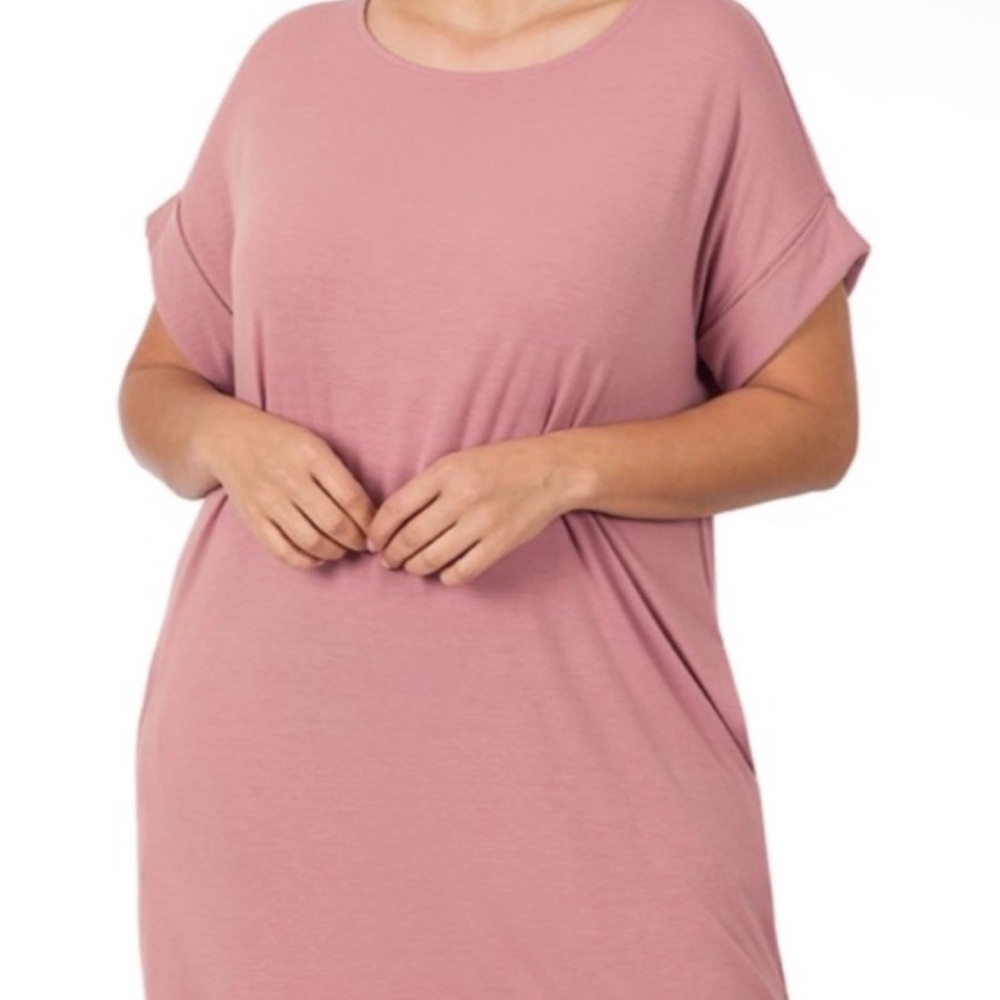 Elegant Pink Women's Dress